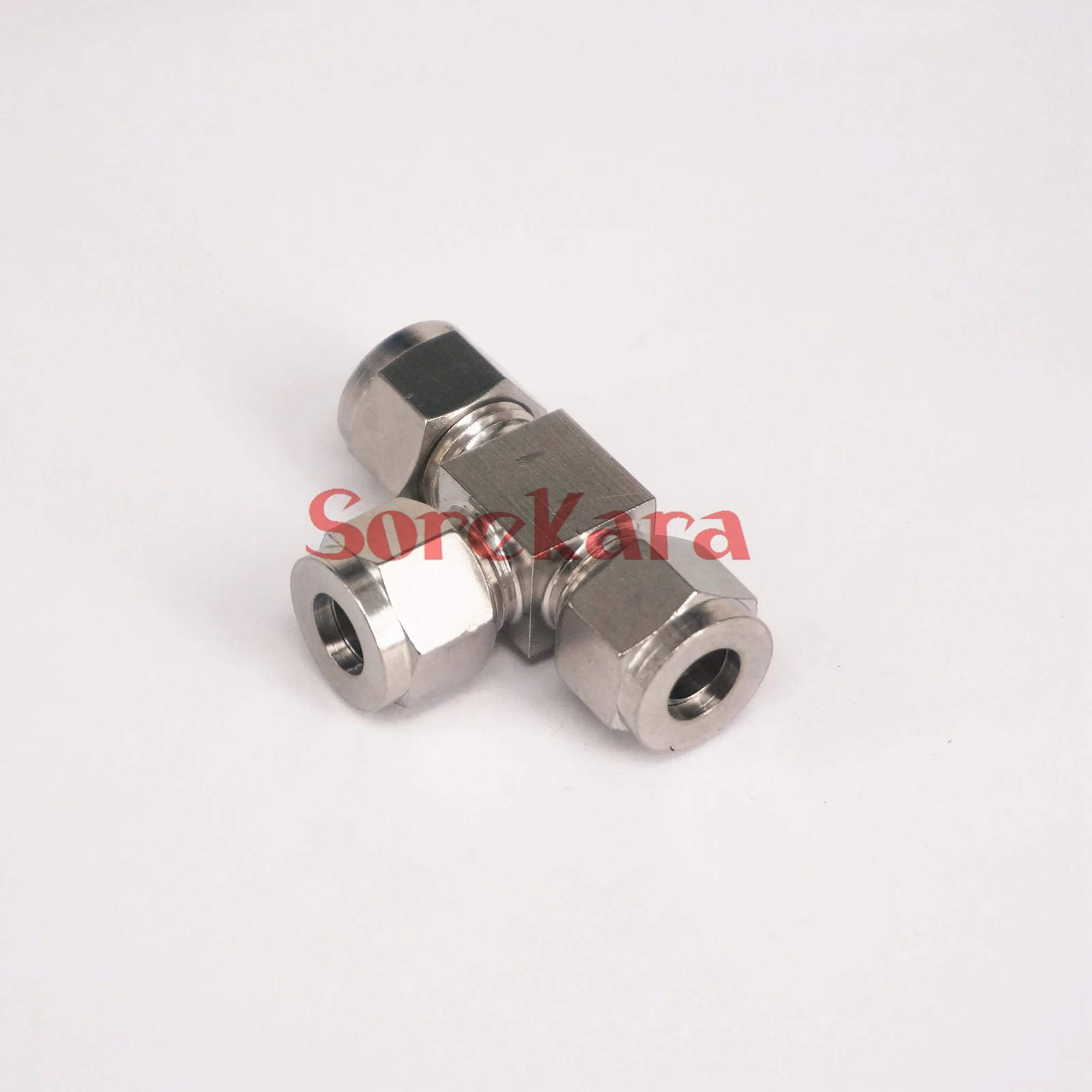 Tee 3 Ways 304 Stainless steel Fit 3/8&quot OD Tube Coupler Adapter Connector Compression fitting For Tubing | Обустройство дома