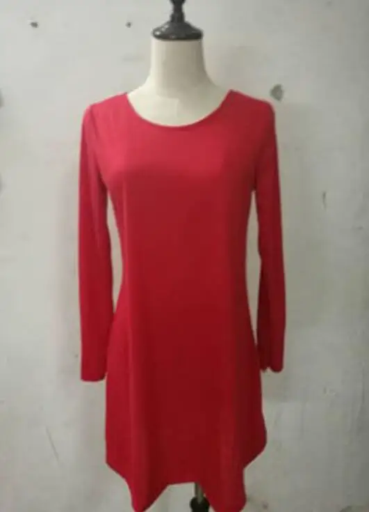 2018 модные Стиль бесцветный платье с длинными рукавами прямо Девушка Лето