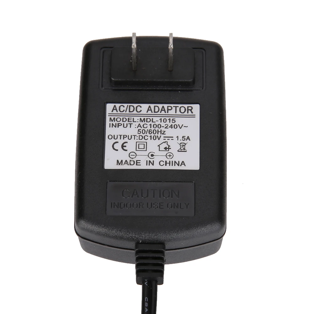 10V 1.5A DC 110V 240V AC адаптер питания к 4 0mm * 1 7mm переключения штепсельная вилка в