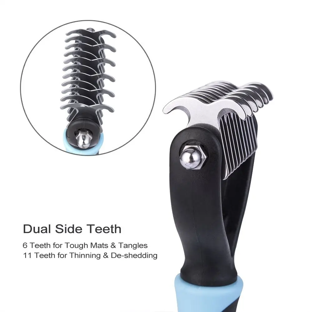 Щетка для вычесывания шерсти домашних животных собак кошек PB023 | Дом и сад
