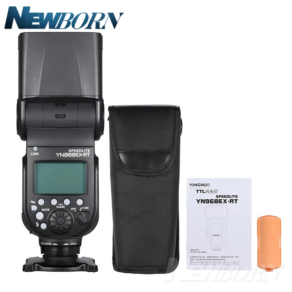 2 * Yongnuo YN 968EX RT HSS E TTL Беспроводная вспышка Speedlite + E3 для камеры Canon 600EX 5Ds R 1D X Mark II 6D|flash
