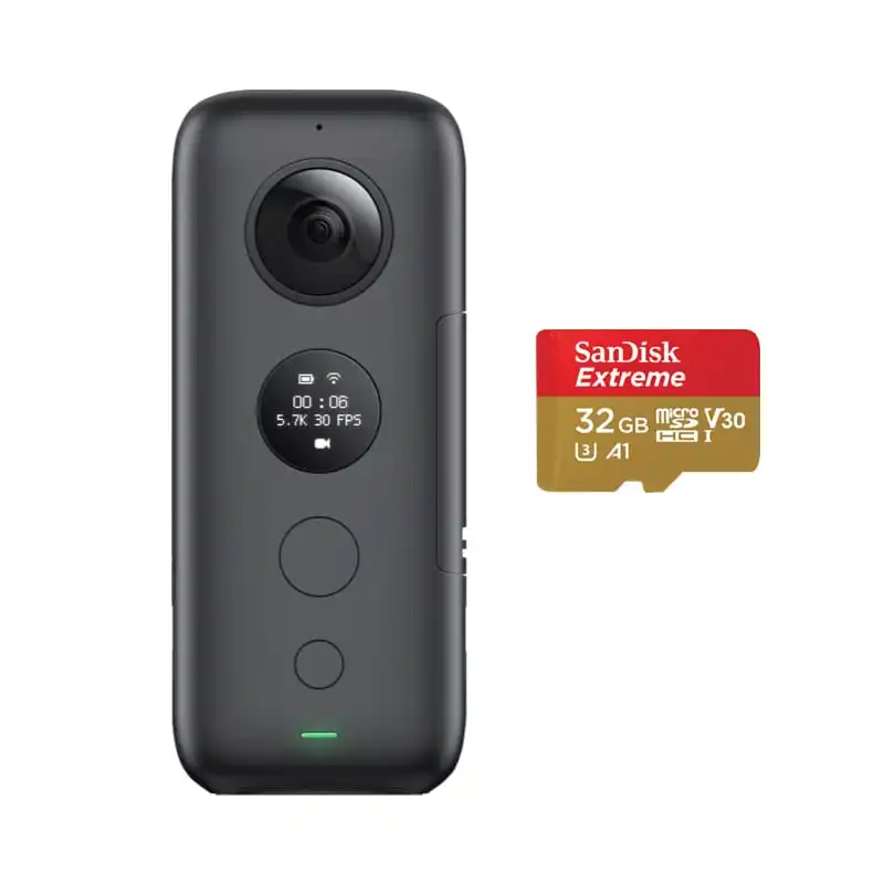 Memory Kit Insta360 ONE X Спортивная Экшн-камера 5,7 K видеокамера для iPhone и Android - Цвет: Memory Kit