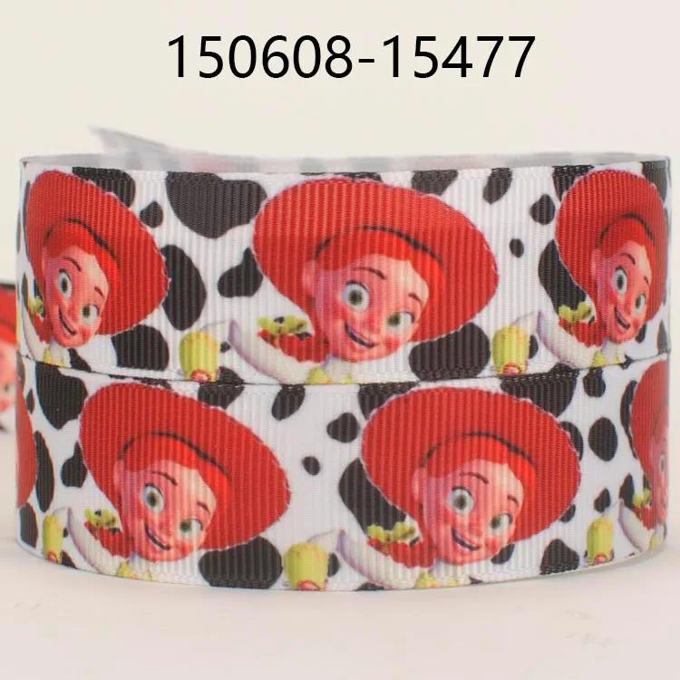 Новое поступление 50 ярдов милая игрушка история мальчик печатных grosgrain ленты
