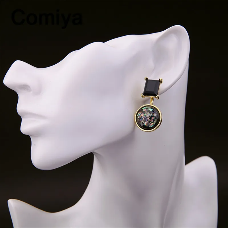 Comiya Pendientes Mujer Moda Brincos De Festa Мода Бохо Резина с Цинковым Сплавом Камень Висячие серьги, индийские украшения серьги