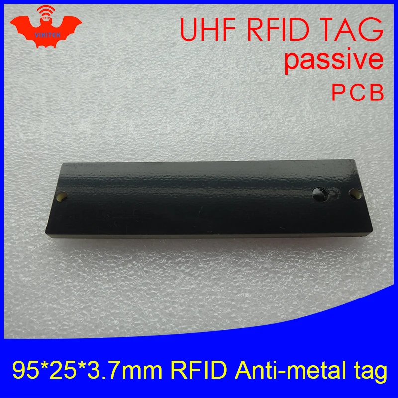 UHF RFID Анти металлическая метка 915 МГц 868 Alien Higgs3 EPCC1G2 6C 95*25*3 7 мм Дальность чтения PCB