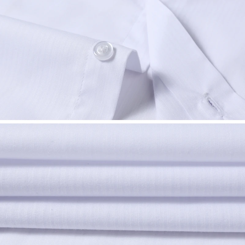 Новинка 2018 хлопковая белая рубашка мужская с длинным рукавом Twill Повседневная