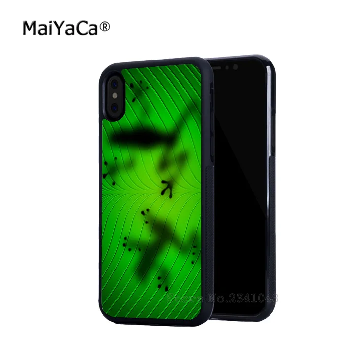Новое поступление мягкий силиконовый чехол frogs с краями для телефона iphone x 5c 5s se 6 6s