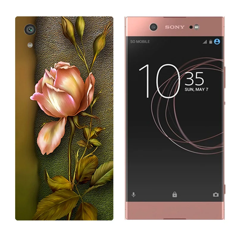 Case for Sony Xperia XA1 Ultra Cover Soft TPU Printing Silicone Phone Cases Disk sony |
