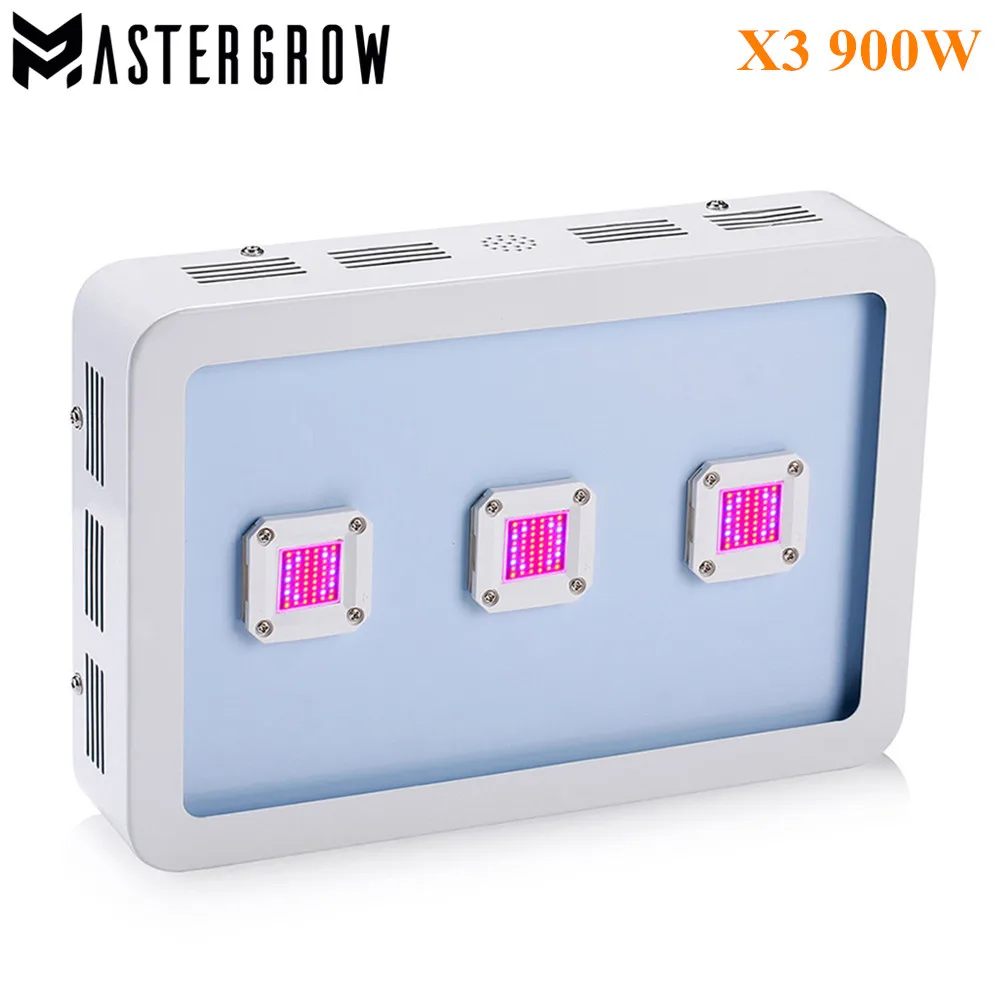 

MasterGrow X3 900W COB LED Grow Light Panel Full Spectrum 410-730nm For Indoor Plant Growing and Flowering with High Yield