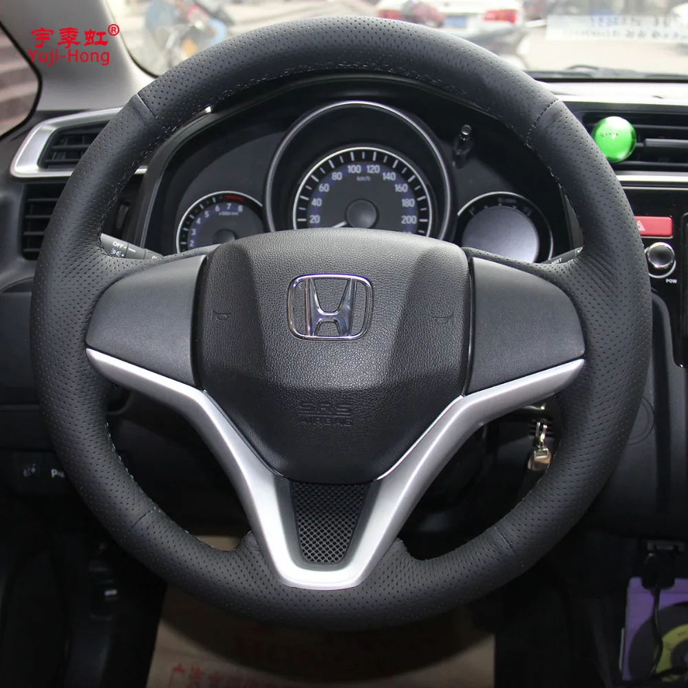Чехол для HONDA Fit Jazz 2014 из натуральной бычьей кожи|Чехлы на руль| |