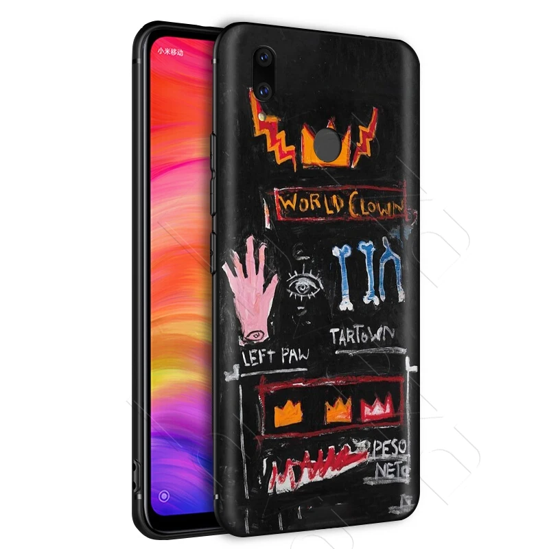 Jean Michel Basquiat Art Graffiti Case for Xiaomi Redmi Note 8 9 9S K30 Pro MI MAX 3 6 SE A1 A2 A3 10 Lite Plus 8A F1 |