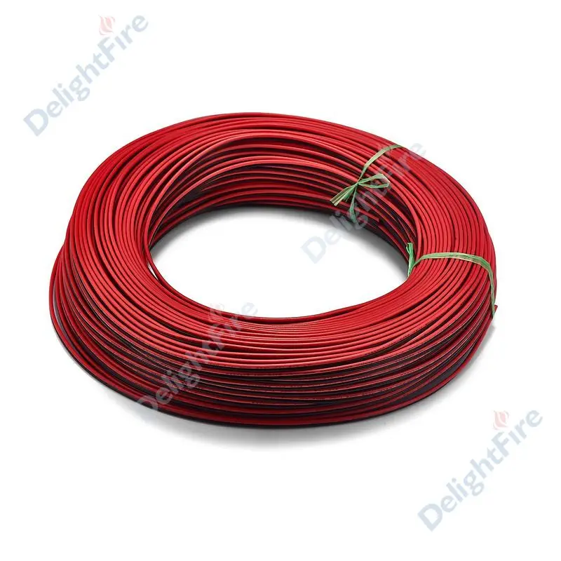 Светодиодные ленты 2 контактный Удлинительный кабель 100 м 18AWG Core SM JST разъем Мощность электрические провода для батарейный отсек Светодиодные лампы свет