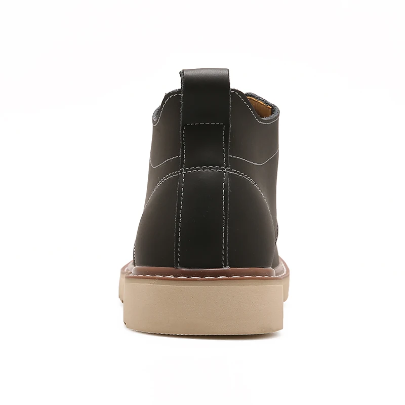 Красивая новая модная мужская обувь Кожаная Рабочая Мужская повседневная