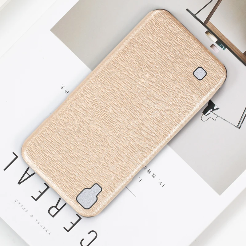 Текстура древесины чехол для телефона из искусственной кожи LG X Мощность Мягкий