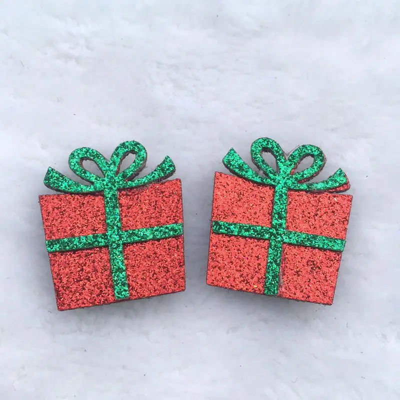 32 шт./лот смешанный стиль Merry Christmas мягкая аппликация ремесла для детей Головные Уборы Заколка аксессуар и аксессуары для одежды