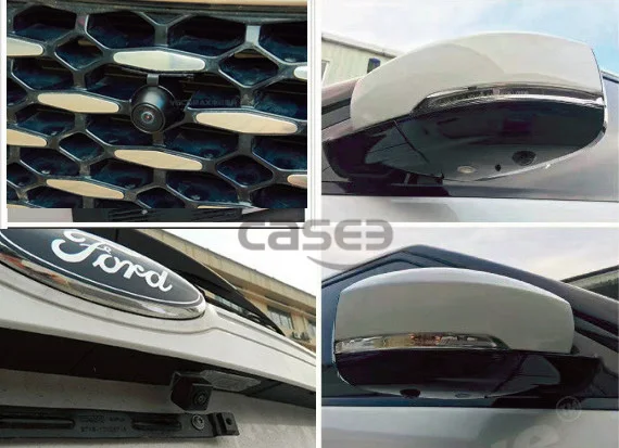 Автомобильная HD 3D панорамная камера с углом обзора 360 градусов, камера заднего вида 1080 P, парковочная камера заднего вида, динамическая направляющая, опционально