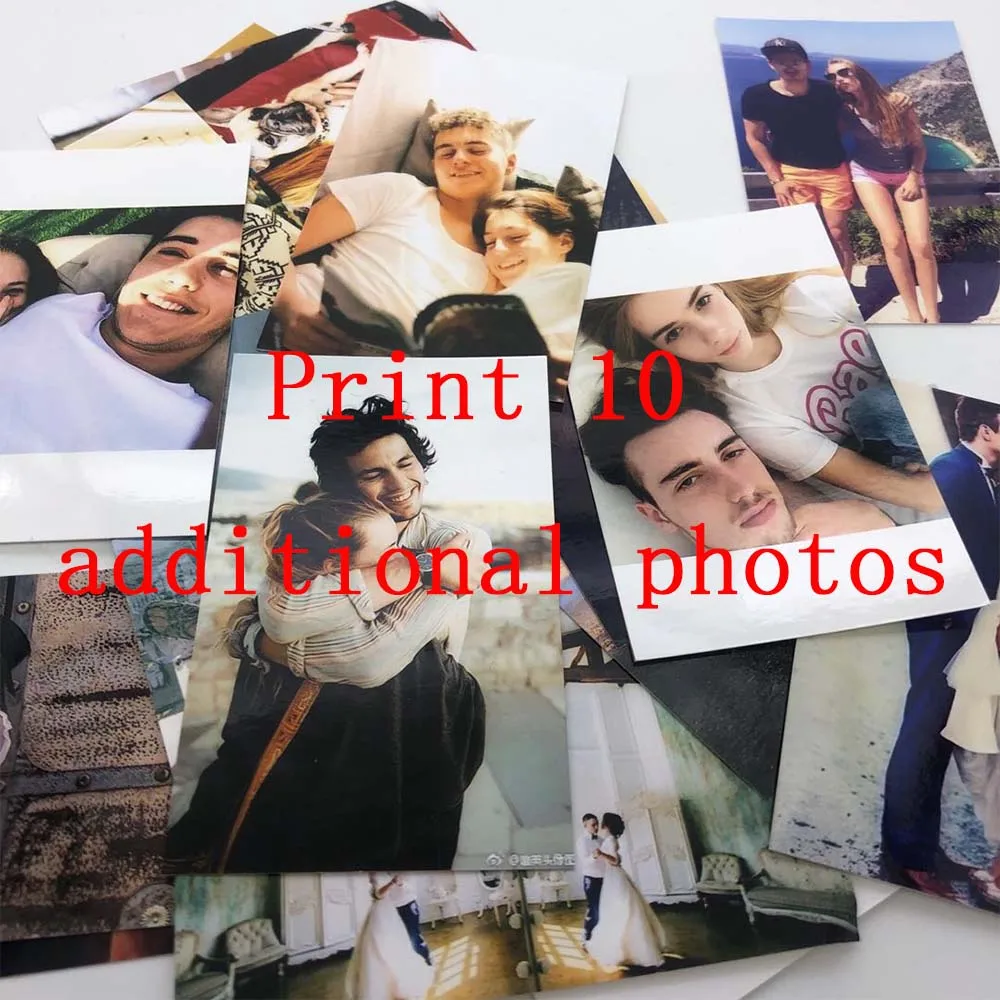 Бесплатные фотографии DIY сюрприз любовь Взрывная коробка подарок взрыв для юбилея скрапбукинга DIY Фотоальбом подарок на день рождения 15x15x15 см - Цвет: Extra printing 10pcs