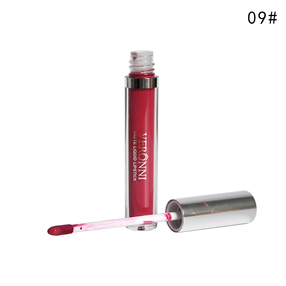 VERONNI 13pcs/set Durable Matte Waterproof Matte Liquid Lipstick Lip Sexy Lip Gloss Non-stick Cups Do Not Fade Tint Korean TSLM2