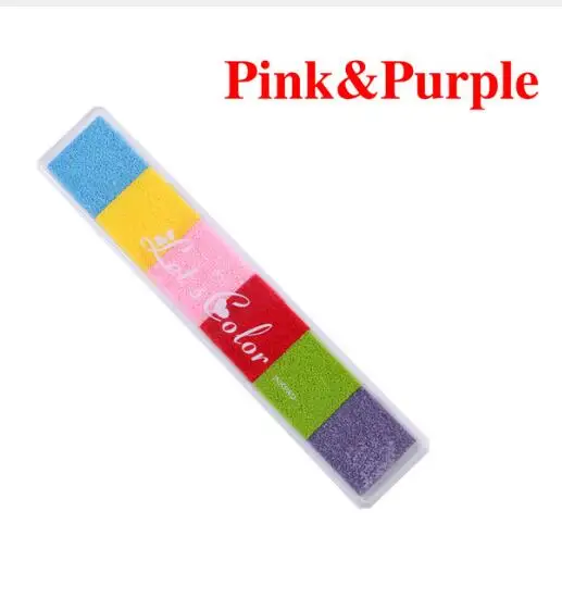 C 1 шт., скрапбукинг, градиентная красочная штемпельная подушечка, штамп, уплотнение, украшение, отпечаток пальца, трафарет, изготовление карт, сделай сам, игрушечная печать - Цвет: C
