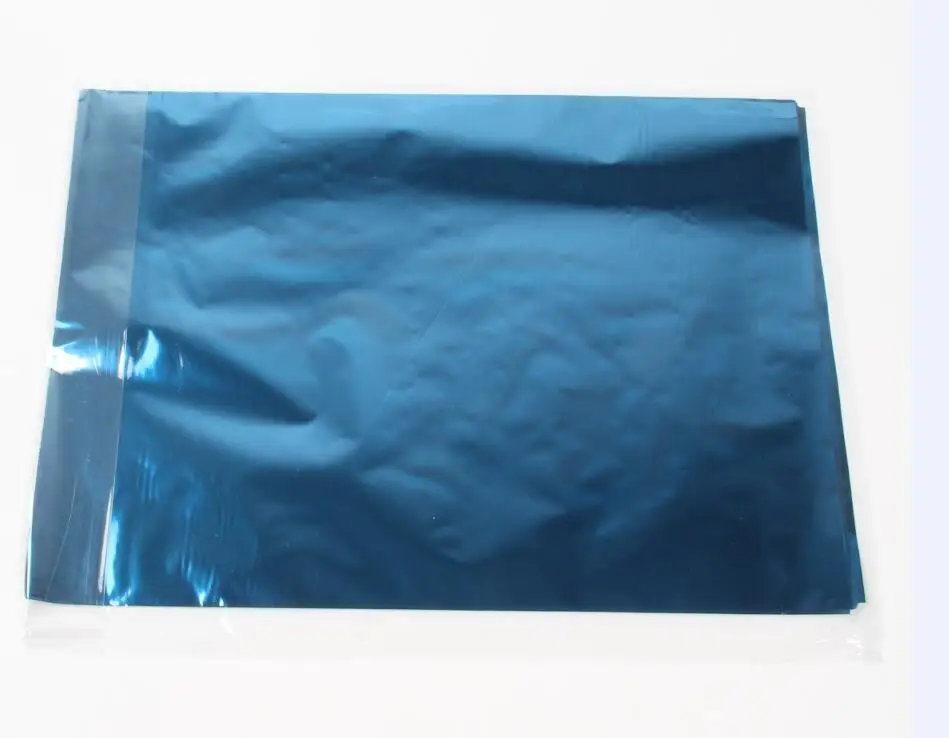 Blue 100Pcs 100 шт 20x29 см A4 золото серебро горячего тиснения фольги бумажный ламинатор ламинирование трансфер на элегантность лазерный принтер бумага для рукоделия - Цвет: Blue 100Pcs