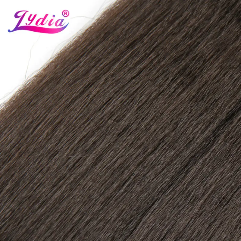 Lydia для женщин курчавые прямые волнистые синтетические накладные волосы 12 22