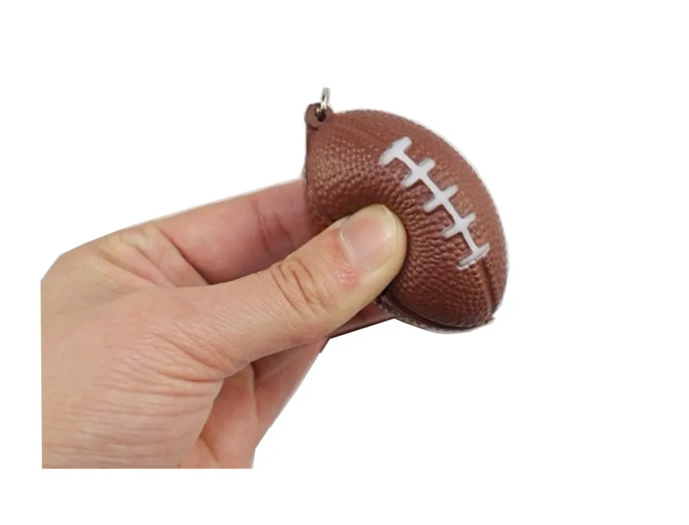 Коричневый регби мяч 3 5x5 см брелки цепочка для ключей брелок пластиковые поделки