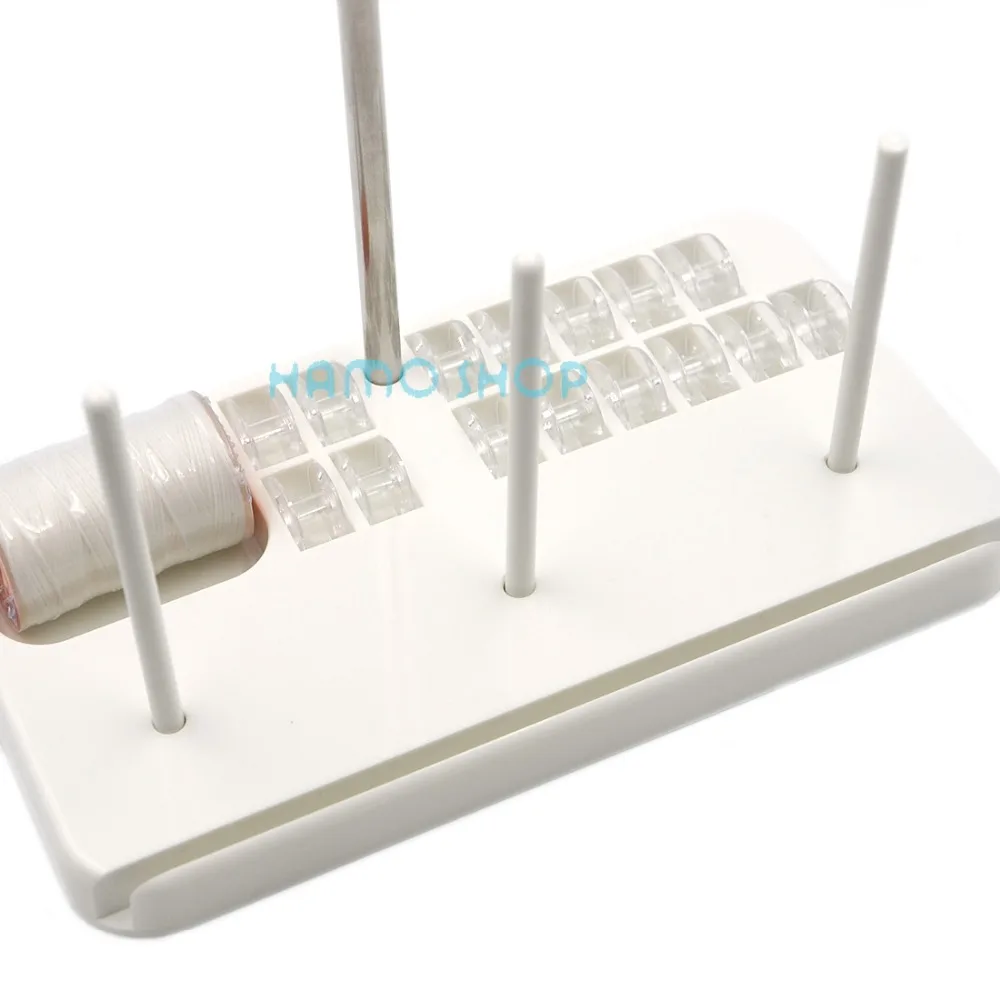 1 комплект белый держатель катушек Вышивание швейная машина бобины для домашнего