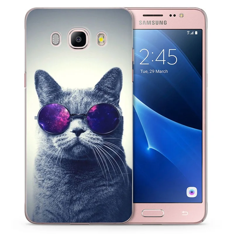 Мягкий прозрачный чехол из ТПУ с цветочным рисунком для Samsung Galaxy A3 A5 2016 17 prime J1 J2 J7
