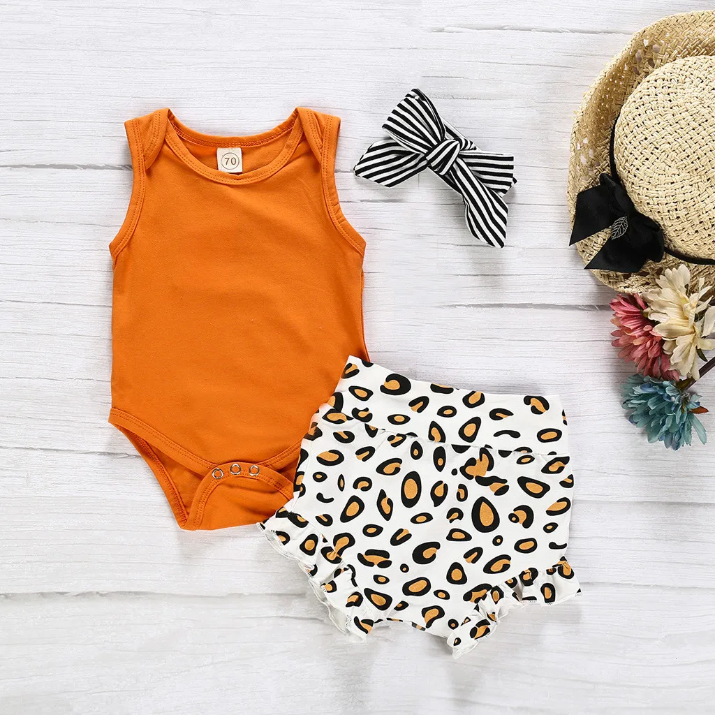 SAGACE/Летняя одежда для девочек Комплект из 2 предметов Однотонный жилет