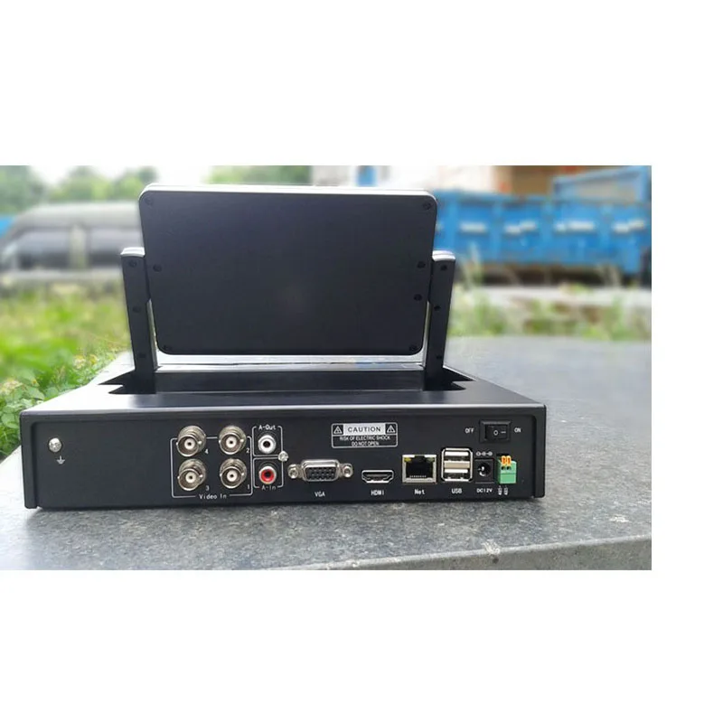 4 канальный 720P AHD 7 &quotLCD Гибридный HVR NVR CCTV DVR рекордер поддержка + аналоговый IP
