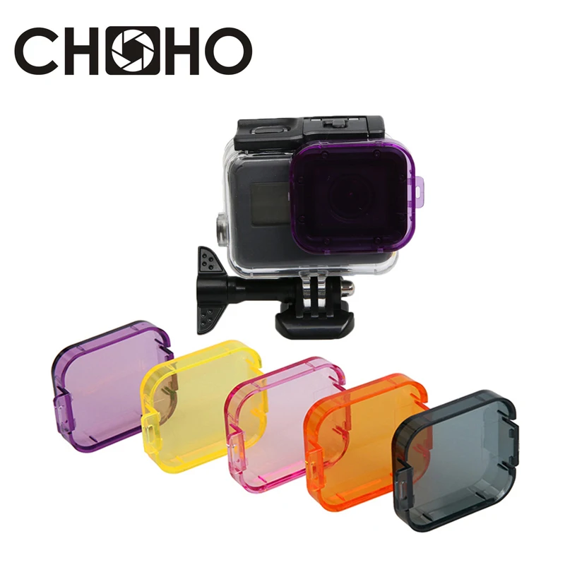 Фильтр для дайвинга Gopro аксессуары оригинальный Водонепроницаемый Чехол желтый