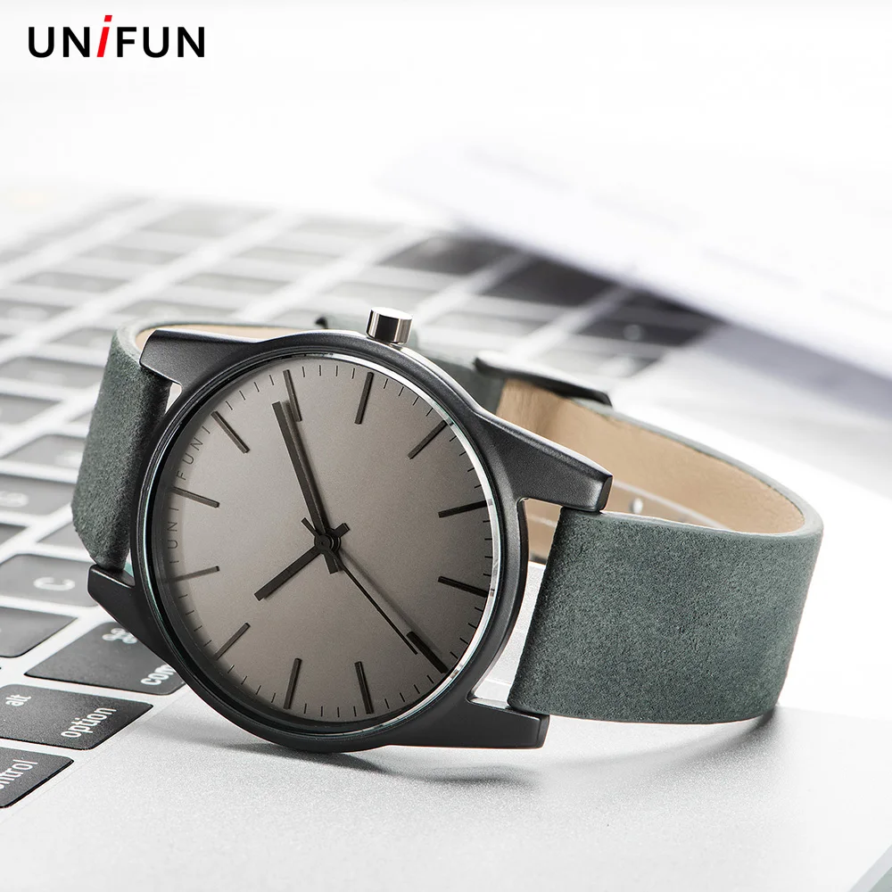 Сайт unifun модные Повседневное Кварцевые наручные часы Для мужчин женщин Бизнес