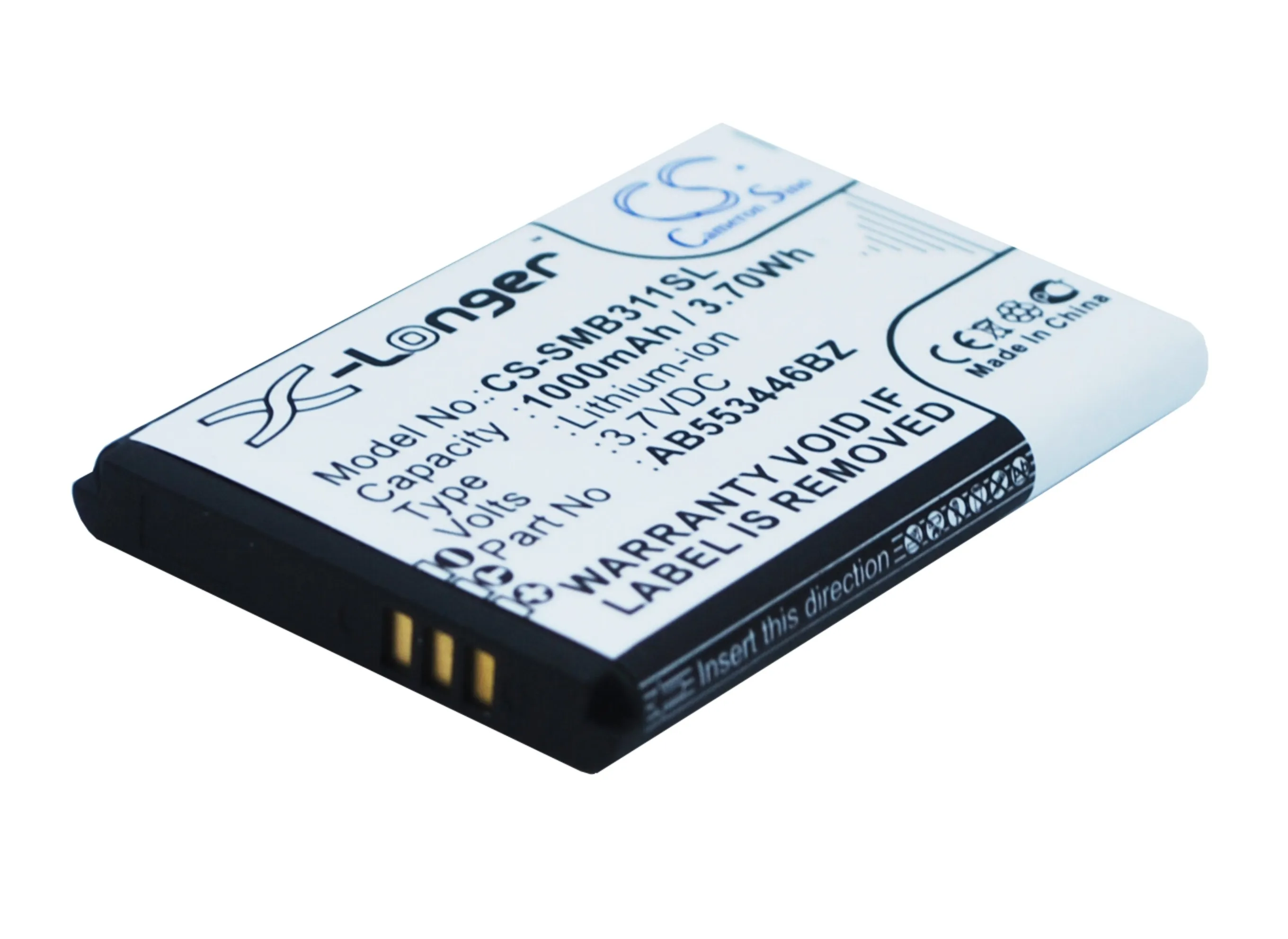 Cameron Sino 1000 мАч аккумулятор AB553446BZ для Samsung Gusto 3 Φ SM B311 SMB311VZPP|cameron sino|battery for samsung 3battery |