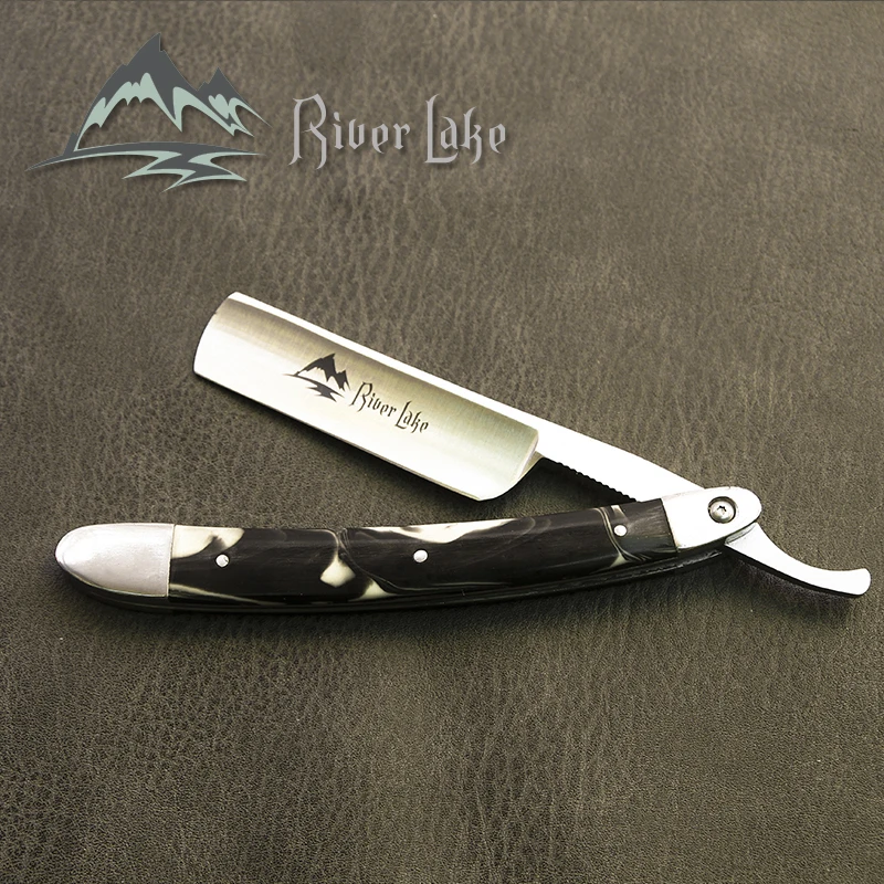 Shell Handle Barber Straight Shaving Razor Folding Shaving Razor Salon Beard Throat Shaving Knife Cut Tool for Male 2pcs zy430 straight shaving razor cut throat knife gold dollar 208 folding razor mans shave beard
