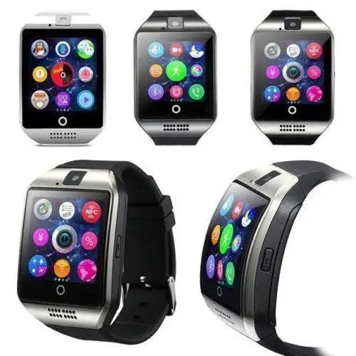 Mtk6261d Q18 наручные Bluetooth smartwatch Камера Facebook WhatsApp синхронизации SMS MP3 Smartwatch Поддержка