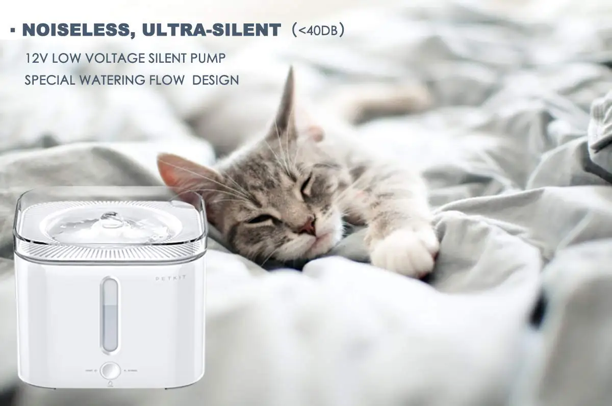 PETKIT автоматический питомец кошка фонтан Электрический Собака Кошка питомец немой поилка питатель миска питатель для домашних животных диспенсер для питьевой воды