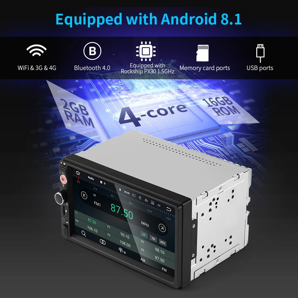 ZEEPIN WN7098 автомобильный мультимедийный плеер Автомобильного головного устройства