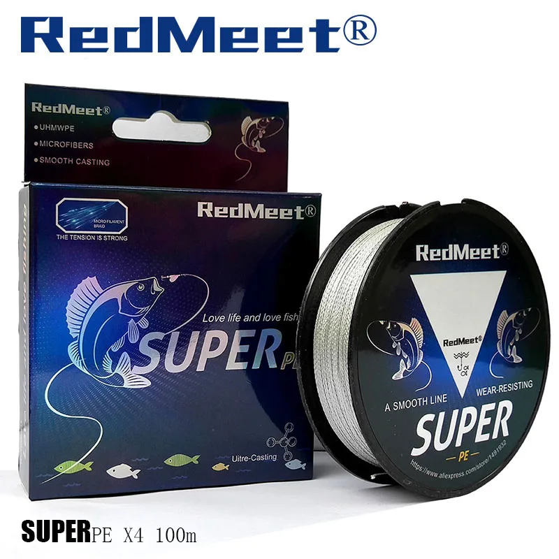 Абсолютно Новый 100 м супер сильная японская мультифиламентная ПЭ плетеная леска