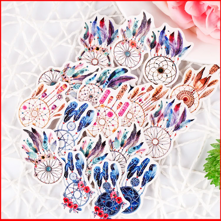 17 шт. удачи винтажный персонализированный альбом для стикеров Скрапбукинг