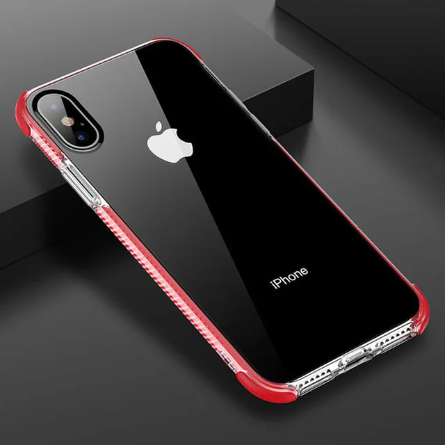 Style 4 Противоударный бампер прозрачный силиконовый чехол для телефона для iPhone 11Pro Max X XR XS Max 8 7 6 6S Plus прозрачный защитный чехол - Цвет: Style 4