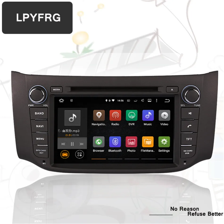 Автомобильный DVD плеер для Nissan Sentra Sylphy B17 Pulsar android 10 0 GPS навигация Восьмиядерный