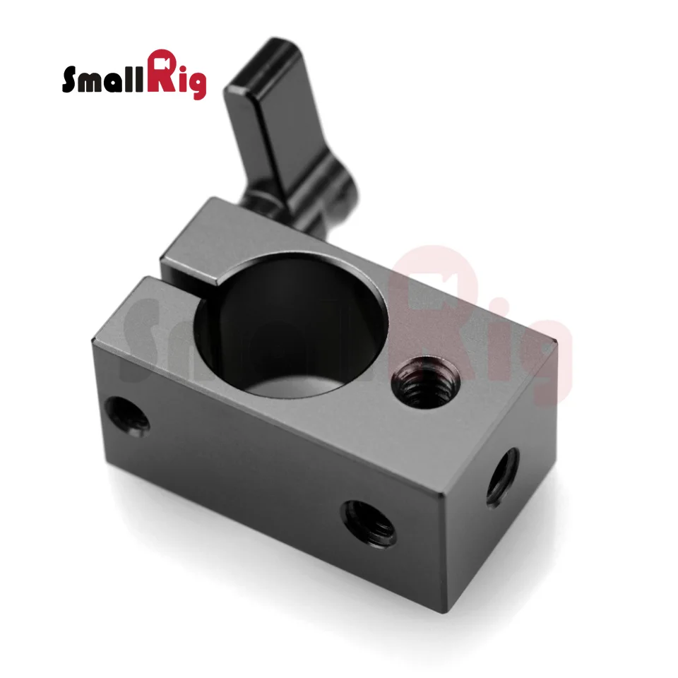SmallRig камера Одноместный Railblock 19 мм стержень зажим Dslr Rig с четырьмя 1/" нитями, Wingnut-черный-1063