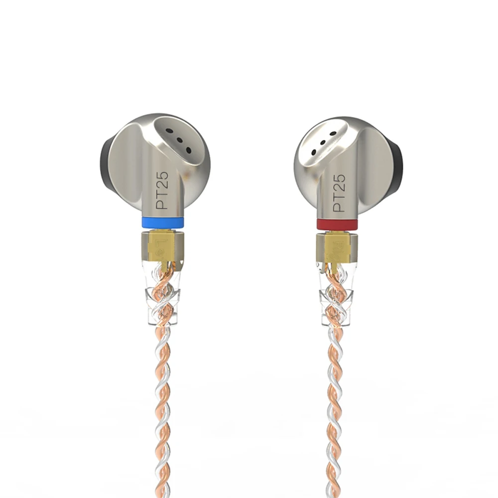 SENFER PT25 в ухо наушник Earburd Графен Динамический драйвер блок HIFI с MMCX съемный