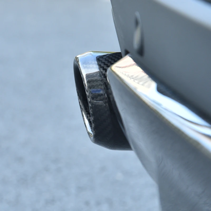 Автомобильная отделка выхлопной трубы из углеродного волокна диаметр 85 мм