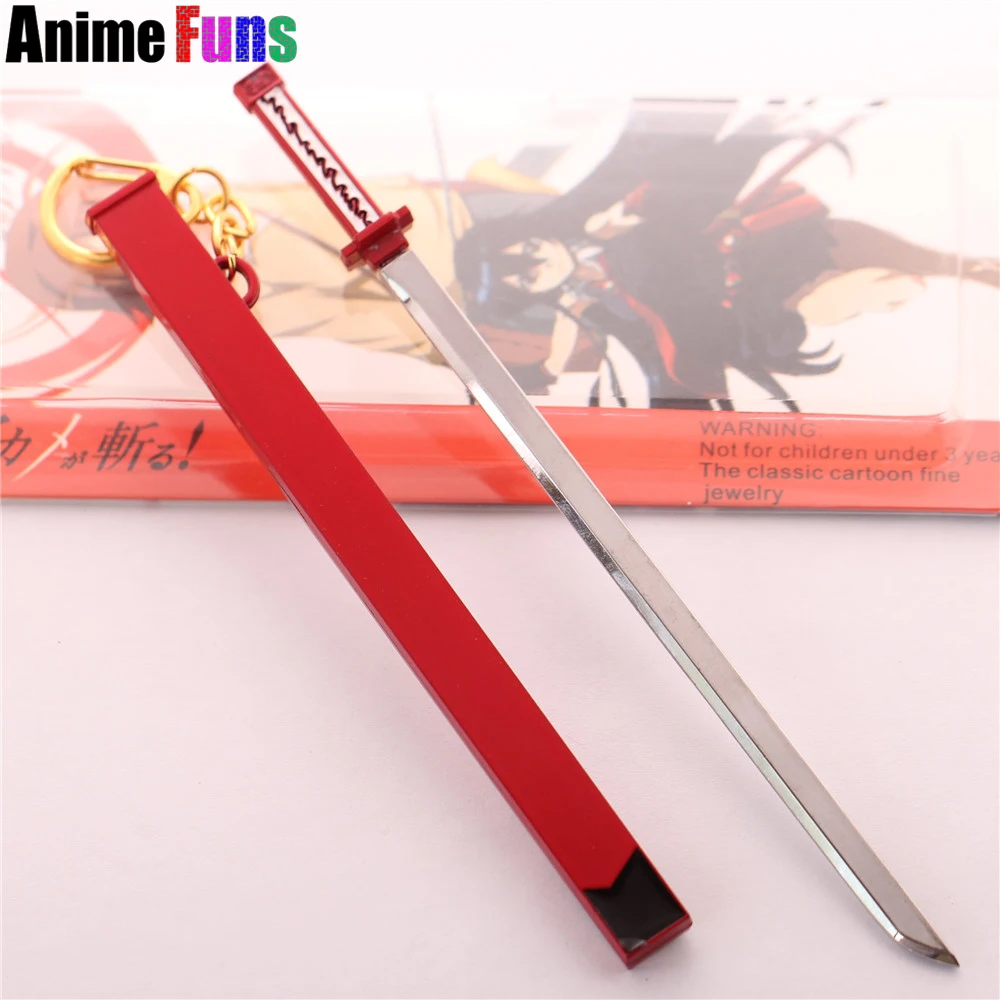 17 см аниме KILL la Akame ga KILL! Брелок с мечом держатель для ключей модель оружия брелок