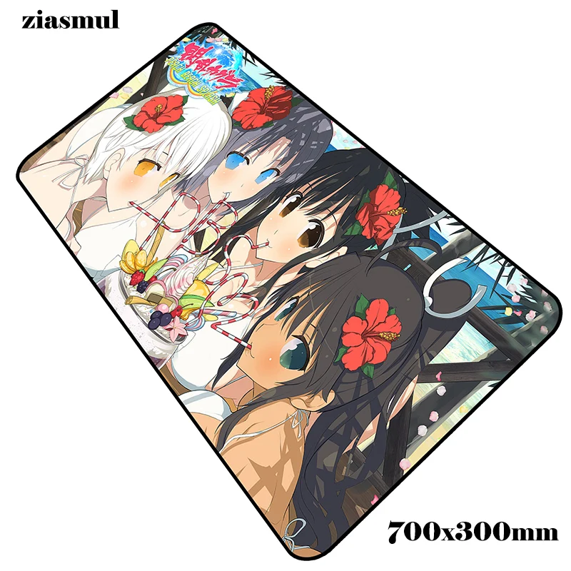 Size 700x300x2mm Senran kagura padmouse 700x300x2 мм игровой коврик для мыши locrkand геймер компьютерный стол высококлассный коврик notbook коврик для мыши ПК - Цвет: Size 700x300x2mm