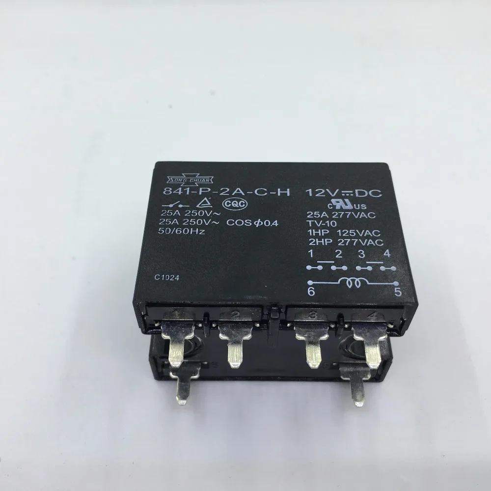 1 шт. 5 шт./лот реле 841 P 2A C H 12VDC 25A DIP6 12 V|12vdc relay|relay 12vdc12v 25a relay |