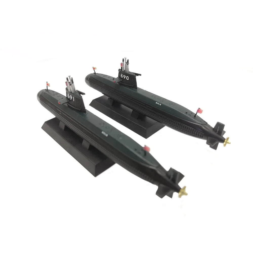 Пластик 1: 900 масштаб военные модели подводных лодок SS-590/SS-591 Oyashio класс армейский корабль модель игрушки для коллекции подарок