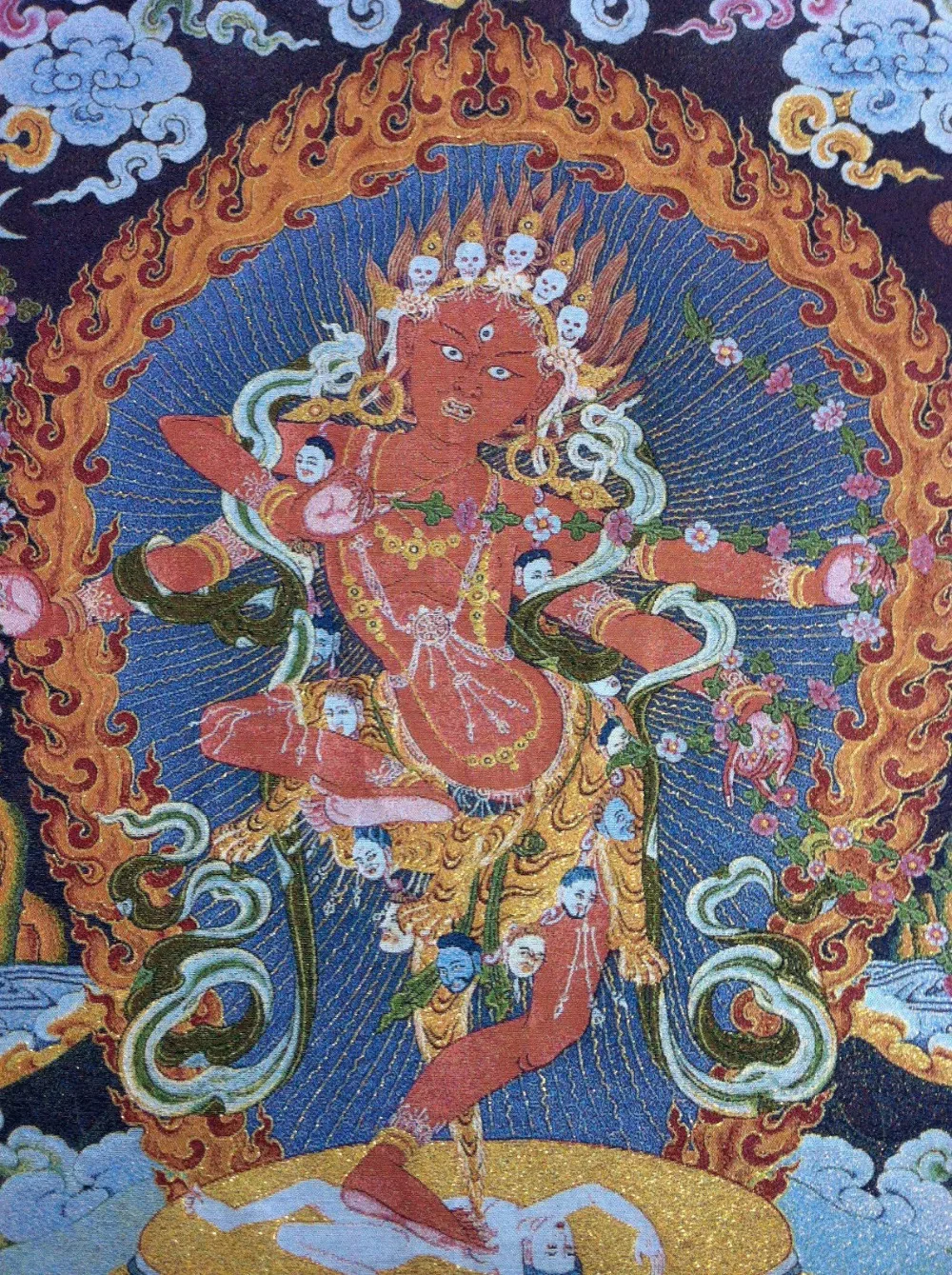 Тибетский Непал тара волосы золотого цвета мечтательный мир богатство thangkas|buddha