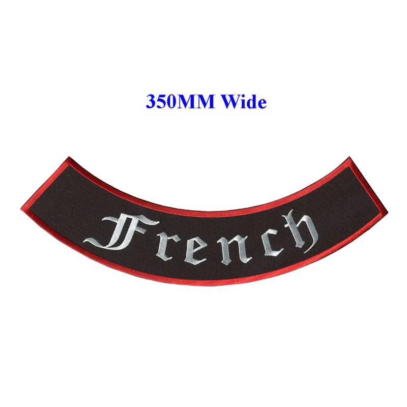 Разные шрифт французские качалки MC патчи мотоциклетные байкерские вышитые